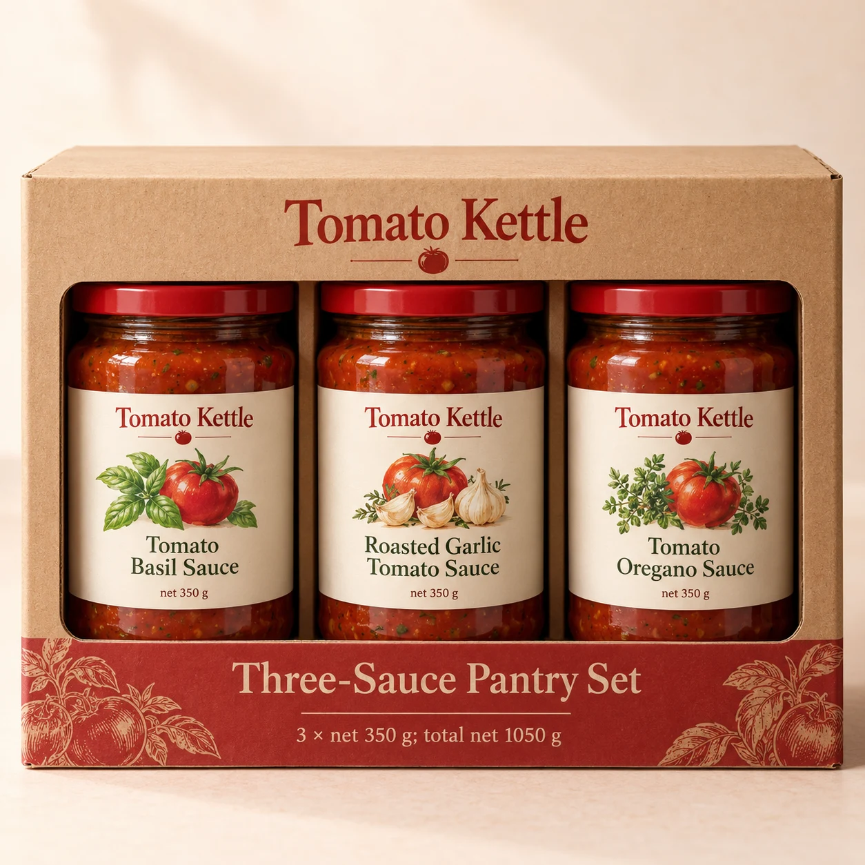 Three-Sauce Pantry Set